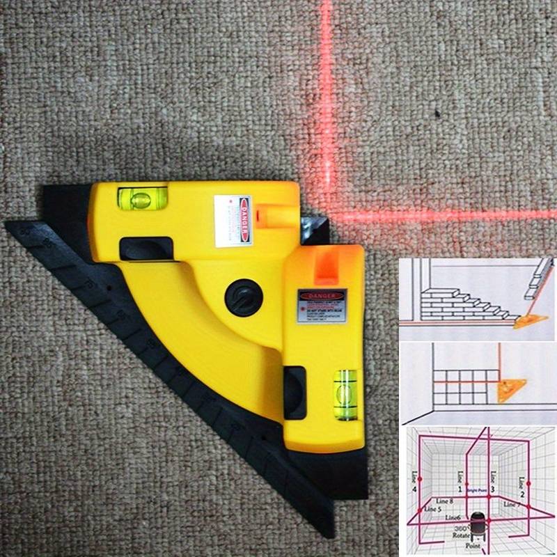 Esquadro a laser de 90 graus
