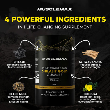 Gomas MuscleMax™ Pure Shilajit