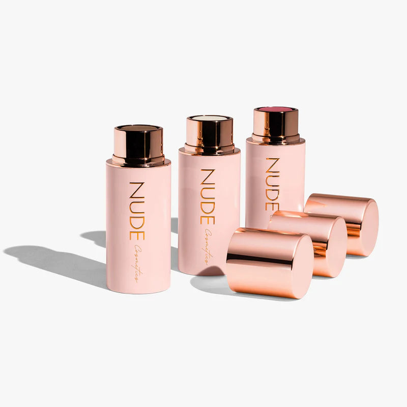 Pacote com 3 blushes em bastão - Coleção Brilho Natural®