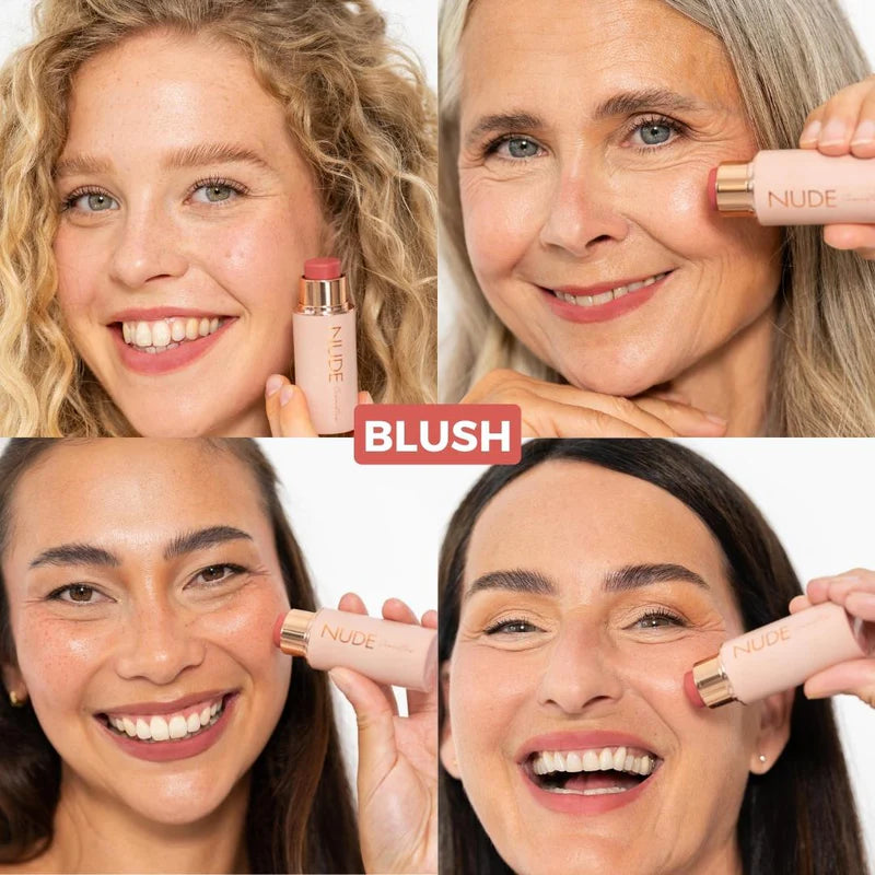 Pacote com 3 blushes em bastão - Coleção Brilho Natural®