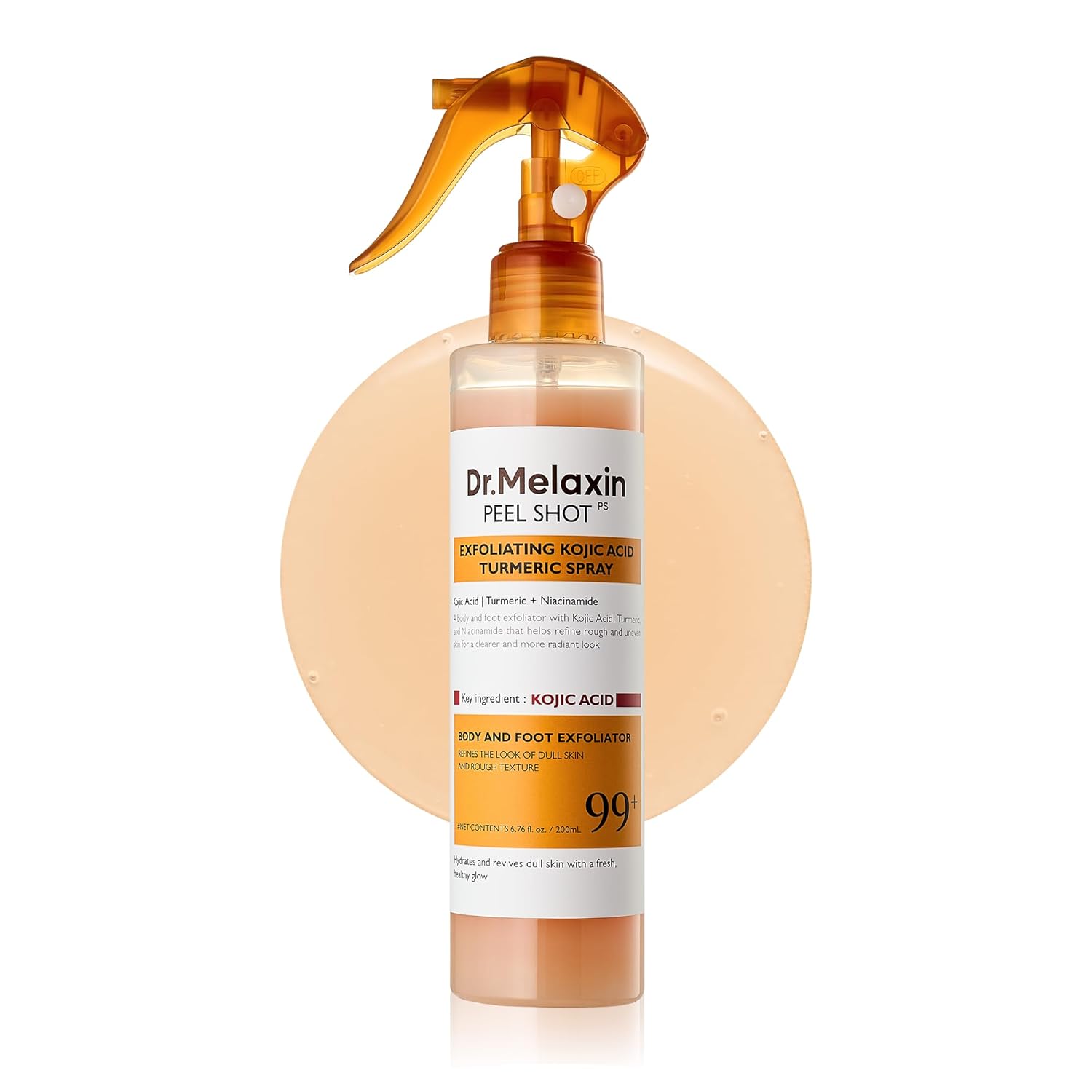 Dr.Melaxin - Peel Shot Spray Esfoliante com Ácido Kójico e Cúrcuma