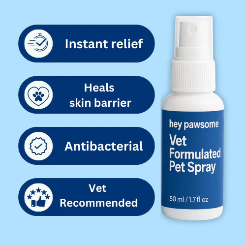 Spray para animais de estimação formulado por veterinários