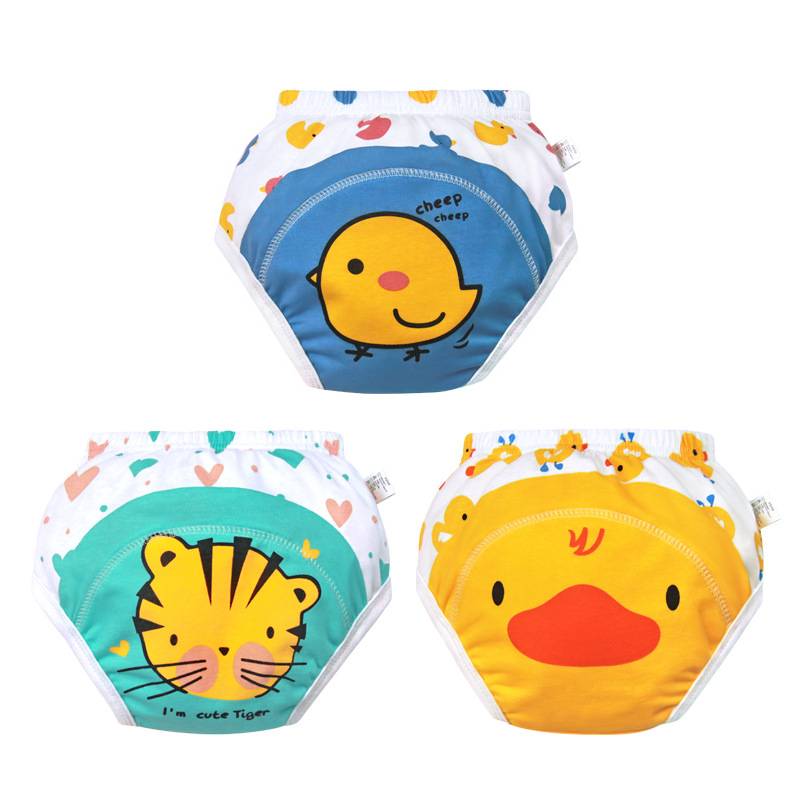 Conjunto de 3 fraldas laváveis e reutilizáveis
