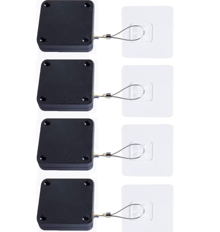 Conjunto de 4 fechos automáticos para porta