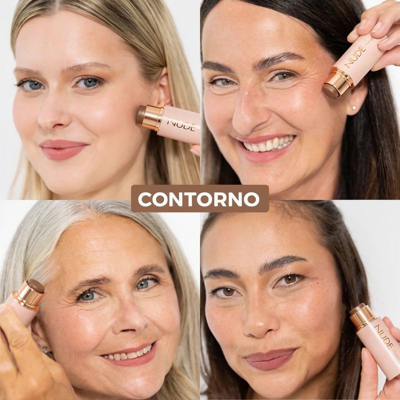 Pacote com 3 blushes em bastão - Coleção Brilho Natural®