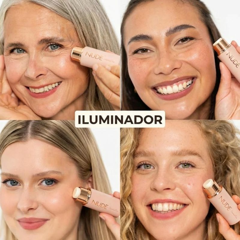 Pacote com 3 blushes em bastão - Coleção Brilho Natural®